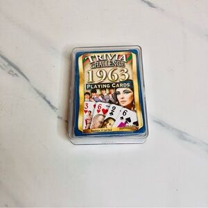 Flickback Trivia Challenge 1963 Playing Cards